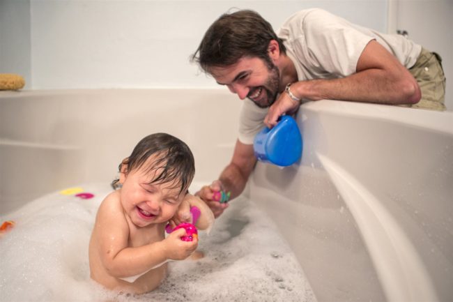 a baby in an bathtub tickled by Daddy | Be Informed Home Inspections | value-enhancing home improvement projects Dallas a baby in an bathtub tickled by Daddy | Be Informed Home Inspections | value-enhancing home improvement projects Dallas