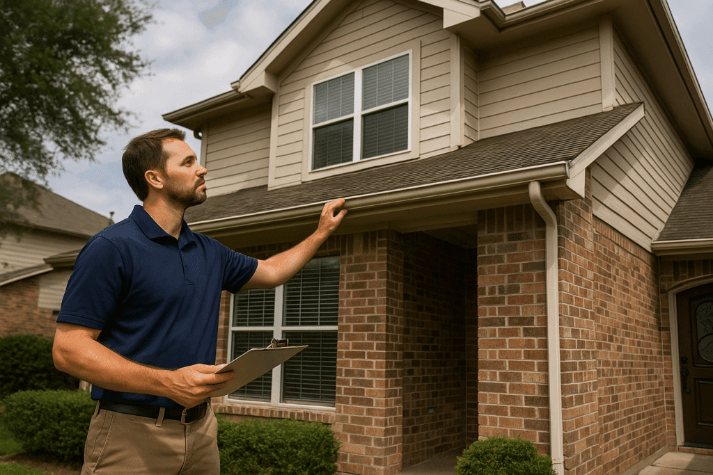 Home inspection Fort Worth TX – exterior roof check