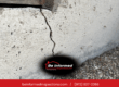 Foundation crack observed during a home inspection in Dallas, TX by Be Informed Inspections