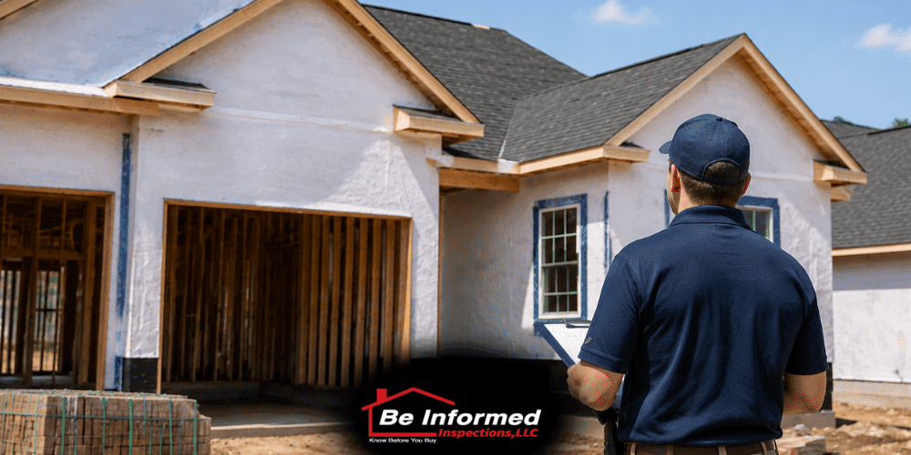 Exterior of a newly built home in Little Elm, TX, for home inspection services by Be Informed Inspections