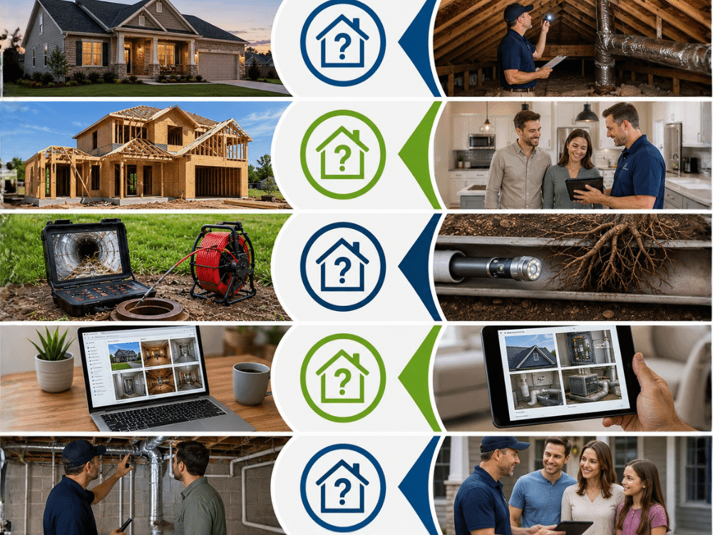 Screenshot of frequently asked questions for home inspections in Little Elm, TX