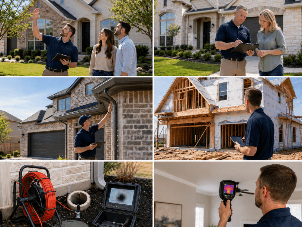 Overview of Be Informed Inspections services including buyer, new construction, and thermal imaging inspections in Little Elm, TX