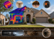 Thermal imaging and sewer scope inspection technology used to evaluate a Little Elm TX home for moisture, electrical, insulation, and plumbing issues