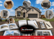 Exterior of a modern Little Elm, TX home with roof, attic, HVAC, and plumbing highlighted for builder warranty inspection