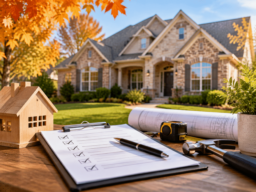 Home inspection checklist and tools prepared for a North Texas pre-listing inspection before selling a residential property